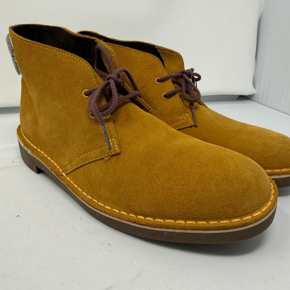 Clarks Mens Desert Boot Brown Suede Chenille C Patch Chukka 8.5M 261395087